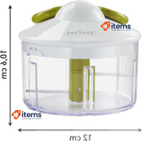 Tefal Manual Food Processor, Plastic, Green - Dark Citronnelle, 500 ml