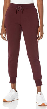 Amazon Essentials Women's Fleece Jogger Sweatpant Burgundy S