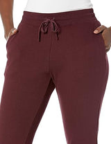 Amazon Essentials Women's Fleece Jogger Sweatpant Burgundy S