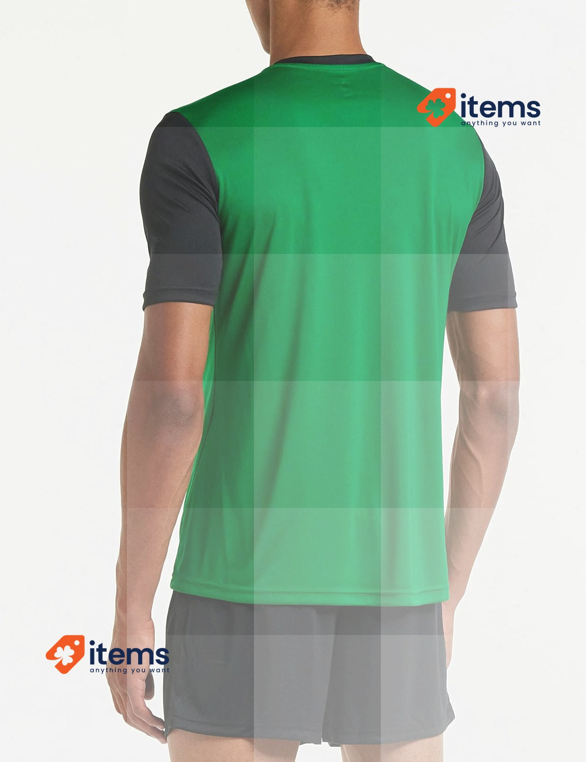 Joma Men's Winner Equip T - Shirts Round Neck M/C Green / Black Shirt Mens