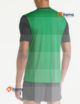 Joma Men's Winner Equip T - Shirts Round Neck M/C Green / Black Shirt Mens