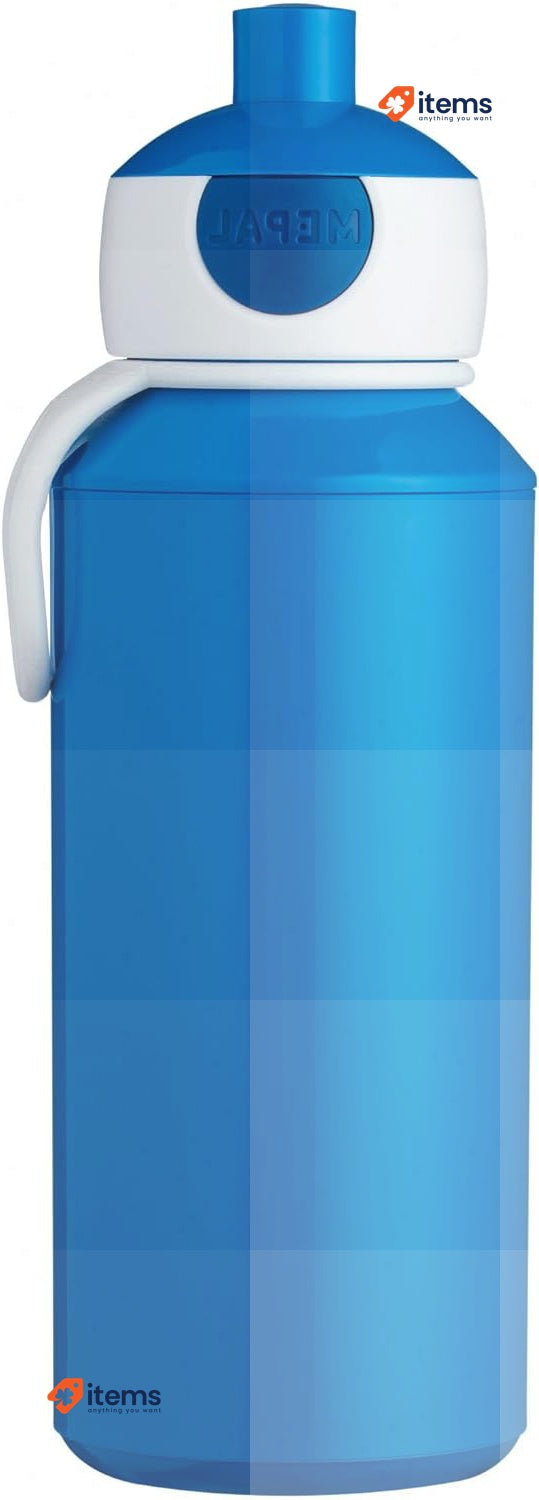 Mepal - Drinking Bottle Pop-Up Campus Drinking Bottle 400 ml - Blue BPA-Free