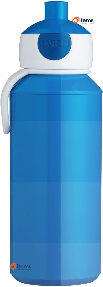 Mepal Drinking Bottle Pop-Up Leak Proof BPA-Free & Dishwasher Safe 400 ml Blue