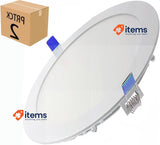 LEDUNI Round LED Recessed Panel Light, 20W, Circular, 2000LM Cold White 6000K
