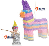 Relaxdays Hanging Donkey Pinata Multi 55 X 40 13 Cm Children Girls Boys Hxwxd
