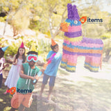 Relaxdays Hanging Donkey Pinata Multi 55 X 40 13 Cm Children Girls Boys Hxwxd