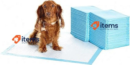 Amazon Basics Heavy Duty Dog and Puppy Training Pads Pack of 50, Blue & White