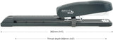 Rapesco 1480 ECO 790 Heavy Duty Long Arm Stapler with 2000 Staples Charcoal