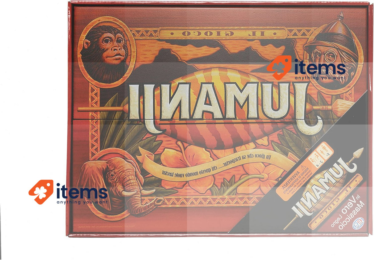 Cardinal Games Deluxe Wood Jumanji Classic Retro ’90s <p>A game for those who