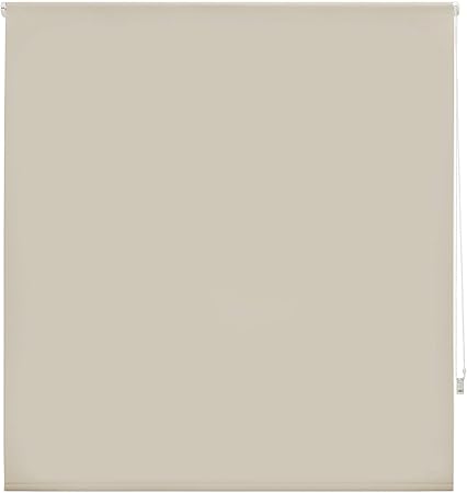 Blindecor Ara Plain Translucent Roller Blind, Light Brown, 160x250 cm