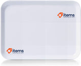 Zeller 26693 melamine tray, melamine, white, 24 x 18 cm <p>Practical serving