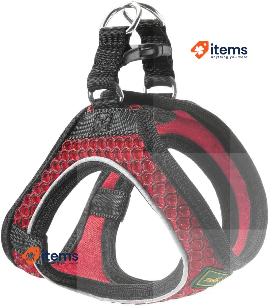 Hunter Wire Harness Comfort S-M Red Easy To Put On 3M Reflective Elements