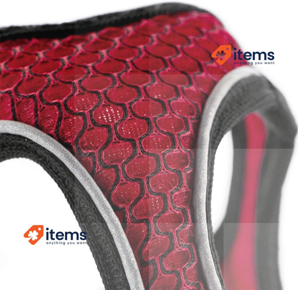 Hunter Wire Harness Comfort S-M Red Easy To Put On 3M Reflective Elements