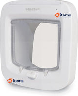 PetSafe, Microchip Activated Cat Flap, Exclusive Entry, Easy Install White