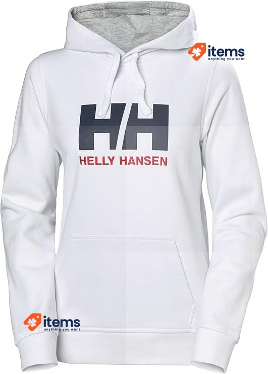 Helly Hansen Women's HH Logo Hoodie Breathable White Small