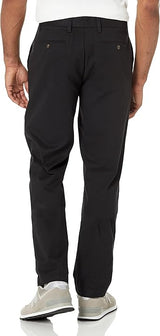 Amazon Essentials Men's Wrinkle-Resistant Straight-Fit Chino Pant Black 28W/30L