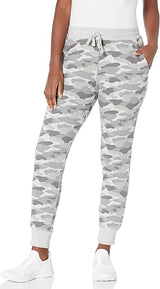 Amazon Essentials Women's Fleece Jogger Sweatpant Light Grey XL