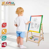 COLORBABY – Wooden Whiteboard and Black Play&Learn, Multi-Colour (43688)