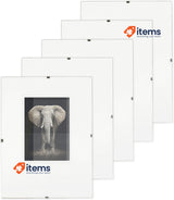 Postergaleria Frameless Picture Frame 24x30cm Set Pieces Clear Plexiglass Clips
