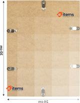 Postergaleria Frameless Picture Frame 24x30cm Set Pieces Clear Plexiglass Clips