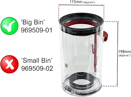 Dyson Genuine Dust Bin Container V10 Vacuum Cleaner