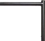 Amazon Basics Clothes Rail Garment Rail, 1.82 x 1.52 m, Black