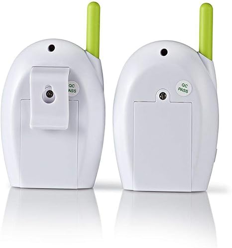 Nedis Audio Baby Monitor Wireless Phones with Intercom Set of 2 Green/White