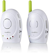 Nedis Audio Baby Monitor Wireless Phones with Intercom Set of 2 Green/White