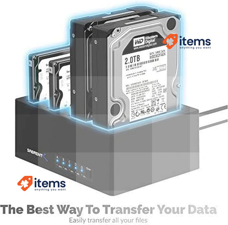 SABRENT SSD Hard Drive/HDD 3.5" Connection Station for SATA SSD UP To 22TB 4