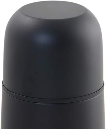 Metaltex Double Walled Thermos Flask, Black, 1 Litre