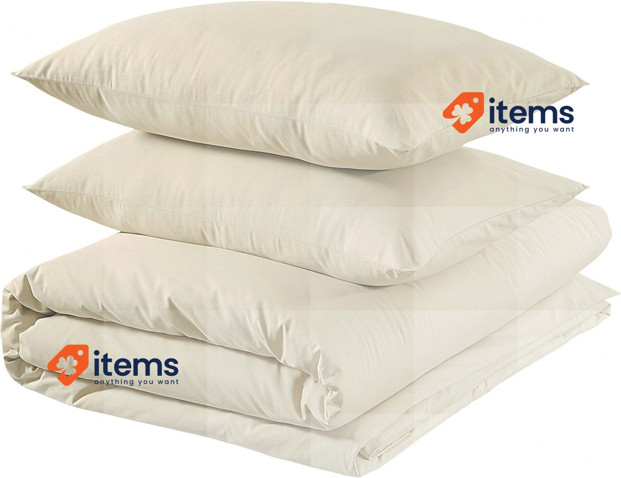 Amazon Basics Cotton Duvet Cover Set Cm Linen Bedding Sets Covers 155 x 200 cm