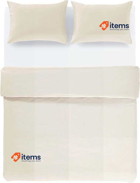 Amazon Basics Cotton Duvet Cover Set Cm Linen Bedding Sets Covers 155 x 200 cm