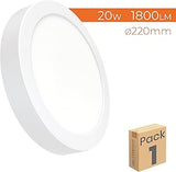 LED ATOMANT LED Round Panel on Surface White