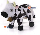 LA GRANJA DE ZENÓN Zenon Farm - Cow Lola, DX Peluche 20 cm Black White