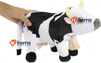 LA GRANJA DE ZENÓN Zenon Farm - Cow Lola, DX Peluche 20 cm Black White