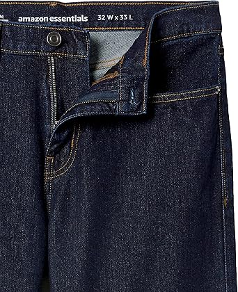 Amazon Essentials Men's Straight Leg Bootcut Jean Blue 38W/32L