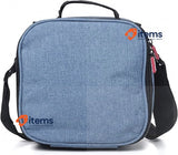 Tatay Insulate Bag, 3L Capacity, 4 Plastic Containers BPA Free, Blue Denim