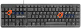 Teclado Tacens Anima Ak0Es Membrana Alto Rendimiento - Cable Usb 1.3M