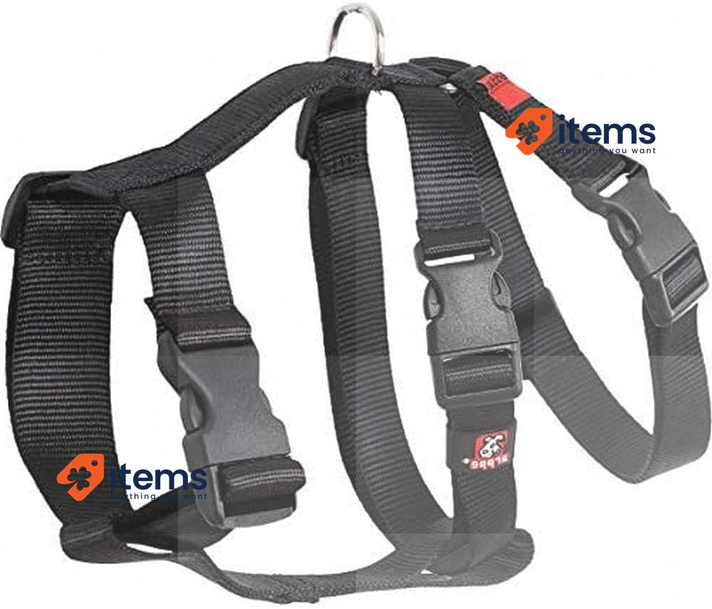 Arppe 196222530009 Nylon Harness Basic Triple Greyhounds and Pods, Black