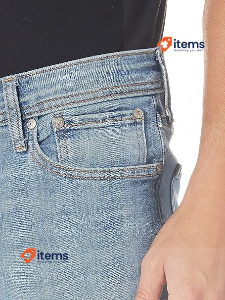 Jack & Jones 815 Men s Skinny Fashion Jeans Size 33W/30L Blue Denim W33 L30