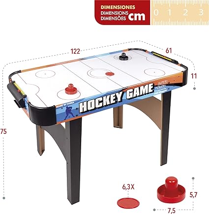 ColorBaby 85330 - Mesa Air Hockey Table For Kids & Adults