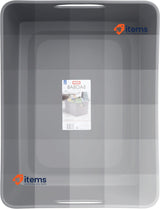 Tatay Storage Box Baobab, 22L Capacity, Polypropylene, BPA free Anthracite Grey