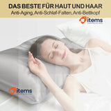 ZIMASILK 100% Mulberry Silk Pillowcase 1pc (40x60 cm, Dark Grey)
