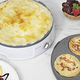 Cecotec Crepera Fun CrepeStone Twin. 1200 w of Power and Non-Stick White