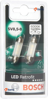 Bosch -C5W (- 239) LED Retrofit Car Light Bulbs - 12 V 1 W SV8,5-8 35 - 2 Bulbs