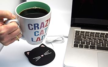 Legami USB Cup Warme it Up Cat Black & White