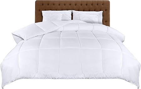 Utopia Bedding Lightweight 4.5 Tog Duvet King with Corner Tabs 220x240 cm White