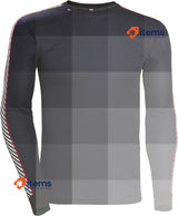 Helly Hansen Mens HH Lifa Stripe Crew Neck Long Sleeve T-Shirt Navy Small