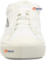 heybrid Women Lace-Up Sneaker Mit Stickerei Trainer Natural, Size 7 UK (41 EU)