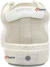 heybrid Women Lace-Up Sneaker Mit Stickerei Trainer Natural, Size 7 UK (41 EU)